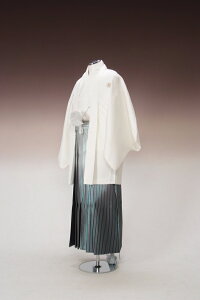 【レンタル】NO97【紋付袴レンタル】【白:エメラルドグリーン縞】【紋服レンタル】【羽織袴】【貸衣裳】【貸衣装】【着物レンタル】【白紋付】【結婚式】【成人式】【大学卒業式】【花婿】【白無垢・色打掛セットで割引有】【往復送料無料】【足袋までついたフルセット】通販セール