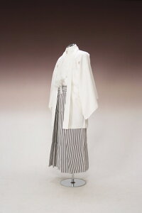 【レンタル】NO91【紋付袴レンタル】【白:白黒縞】【紋服レンタル】【羽織袴】【貸衣裳】【貸衣装】【着物レンタル】【白紋付】【結婚式】【成人式】【大学卒業式】【花婿】【神殿挙式】【白無垢・色打掛セットで割引有】【往復送料無料】【足袋までついたフルセット】通販セール
