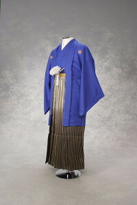 【レンタル】no55【紋付袴レンタル】【貸衣装】【青竜・ゴールド縞】【着物レンタル】【紋付き】【色打掛・白無垢セットでセット割有】【紋服】【男物羽織袴】【結婚式】【新郎衣裳】【成人式】【卒業式】【足袋まで付いたフルセット】バーゲン