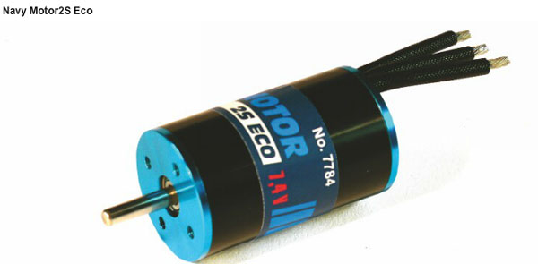 Graupner Navy Motor 2S Eco （4.2-12.6V ）7784