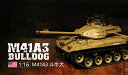 ラジコン戦車完成品ヘンロンHengLong 1/16 US M41A3 ウォーカー ブルドック（2.4GHz 金属キャタピラ BB サウンド 発煙仕様）US M41A3 Walker Bulldog Tank Metal Tracks 3839-1PRO