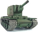 ラジコン戦車完成品ヘンロンHengLong 1/16 KV-2（2.4GHz・金属キャタピラ・BB・サウンド・発煙仕様）Russia KV--2 Tank Metal Tracks 3949-1PRO 1