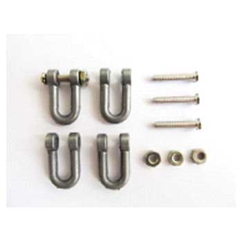 MatoToys Tiger1用メタル牽引シャックル・スクリュウ付き（1/16 Tiger tank metal tow shackles with screws）MT072