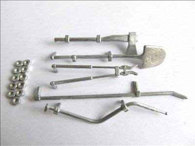 MatoToys III号用メタルツールセット(1/16 Panzer III metal tool set)MT089