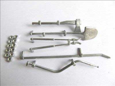 MatoToys III号用メタルツールセット（1/16 Panzer III metal tool set）MT089