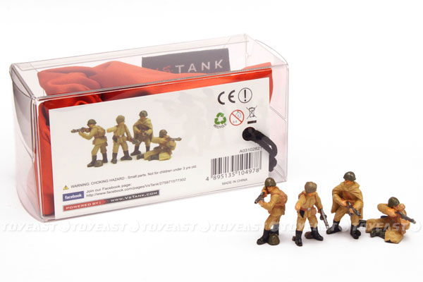 1/72 ��Ϣ���ե����奢���åȡ�VsArmy 1/72 Metal Soviet Army Figure��A03102821