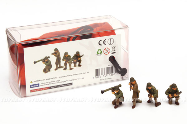 1/72 �Ʒ��ե����奢���åȡ�VsArmy 1/72 Metal Figure: U.S. Tank Crew��A03102820