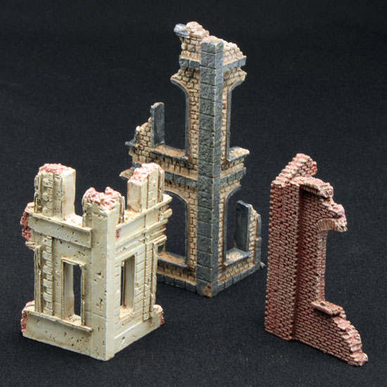 1/72 ��㪥ӥ륻�åȡ�VsTank VSX 1/72 Ruined Buildings Set��A03102824