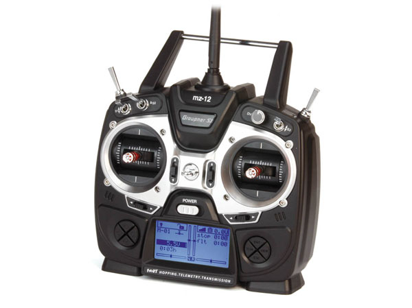 Graupner mz-12, 6 channel HoTT 2.4GHz コンピュータ プロポ送信機のみ（Sender einzeln mz-12 HoTT 6-Kanal GB）S1002.77