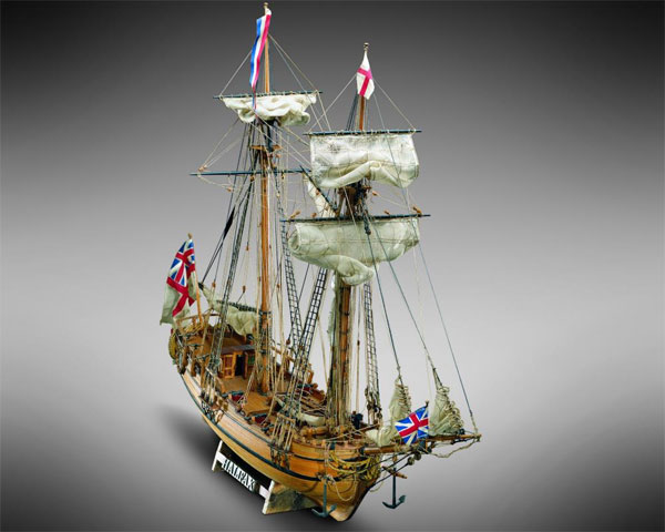 c.mamoli �ϥ�ե��å�����MV37 HALIFAX British Colonial Schooner��