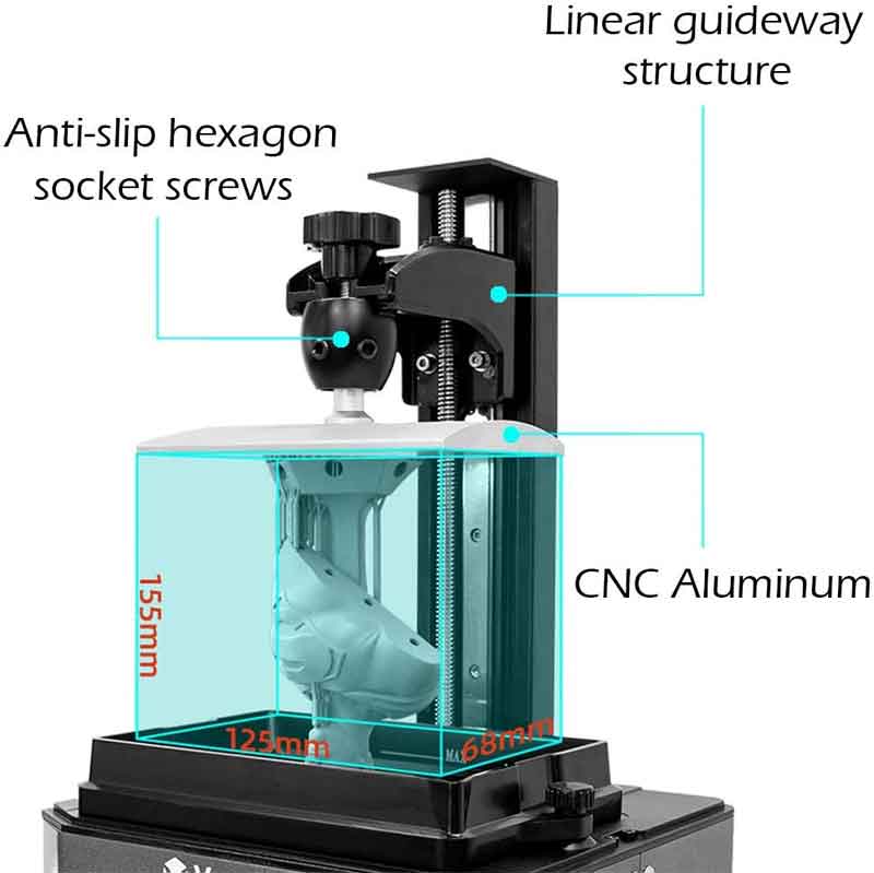 Flashforge/Voxelab �ץ�������6.0 2kMono ��¤����LCD 3D�ץ�󥿡���������������Ź��