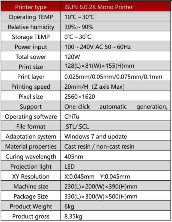 eSUN iSUN6.0 2K mono ��¤����LCD 3D�ץ�󥿡���EPAX E6 Mono ��¤����LCD 3D�ץ�󥿡�Ʊ���ʡˡ�������������Ź��