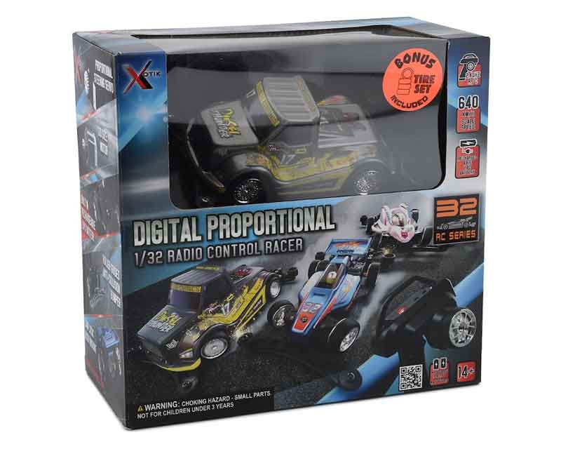 RCミニ四　Xotik/エキゾティック 1/32 XC324ディーゼルサンダーRTR（ガンメタル）...