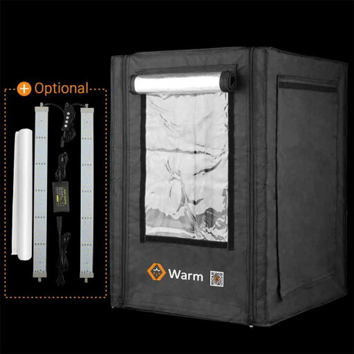 Warm mini LED付き 3Dプリンターエンクロージャー (ストレージサイズ: 44.5cm×56.5cm×68.5cm Creality Ender 3/Ender 3 Pro/Ender5/Ender 3X/Ender3 Pro X/CP-01/Ender-2/CR-100 3Dプリンター) Warm mini LED付き 3Dプリンターエンクロージャー (ストレージサイズ: 44.5cm×56.5cm×68.5cm Creality Ender 3/Ender 3 Pro/Ender5/Ender 3X/Ender3 Pro X/CP-01/Ender-2/CR-100 3Dプリンター)