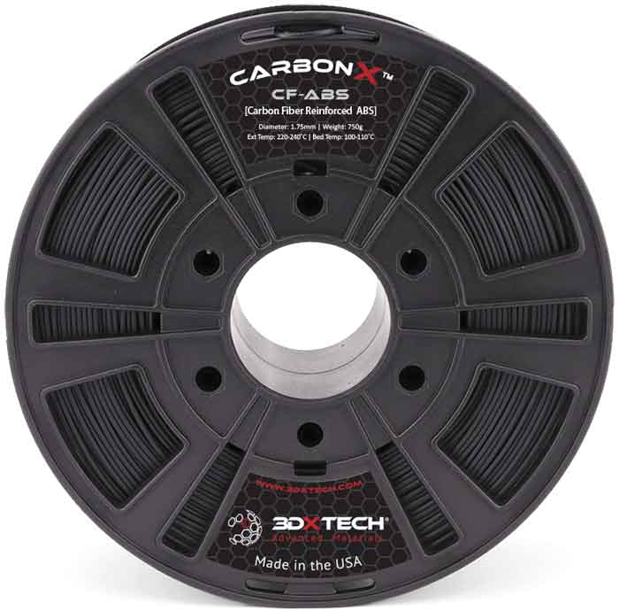 3DXTECH　CARBONX&#8482;カーボンファイバーABS（ABS + CF）フィラメント　750g