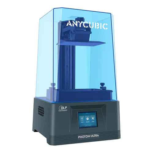 Anycubic photon Ultraは一般消費者向け3Dプリンター市場で最初のデスクトップDLP3dプリンターです。LCD 3Dプリンターの価格で超高精度の印刷品質と長い耐久性を実現しました。 Anycubic社はデスクトップ3Dプリンター業界にデジタルライトプロセッシング（DLP）テクノロジーを導入するために、TexasInstrumentsと共同設&#8203;&#8203;計、世界で最も正確な消費者向け3Dプリンターの1つとして、Anycubic PhotonUltraには1.高解像度の印刷効果があります。2.長期耐久性; 3.省エネ、手頃な価格で最高の3Dプリント体験をお届けします。 ■DLPプリンターは、720pの低い指定解像度でも、4Kプリンターから得られる結果よりも明らかに優れているため、非常に高い精度で露光可能です。LCDプリンターは画面が大きくなるほどピクセルが拡大するため、高解像度のLCDプリンターでさえ、PhotonUltraで作成された印刷のリアルな結果に近づくことはありません。 ■テキサスインスツルメンツ社（TI）との提携により開発された、Photon Ultraは、非常に静音で、エネルギー消費が少なく、熱をほとんど発生しないDLP光学エンジンを搭載しています。 ■Photon Ultraの超高速光学エンジンは、印刷プロセスを1レイヤーあたりわずか1.5秒に高速化します。 ■印刷物を簡単に取り除くことができるようにしながら、接着性を向上させるために刻印されたチェッカーパターンで印刷ベッドを設計しました。 ■DLPプリンターは、消費電力が少ないため、熱の放出が少なくなります。熱は冷却ファンを含まずにラジエーターを介して放散され、ユーザーに非常に静かな印刷環境を保証します。 ■レイヤーの高さ、速度、またはその他のスライス設定の調整にPCに行ったり来たりする必要はありません。Anycubic Photon Ultraを使用すると、カラーLCDタッチスクリーンを介してプリンターで直接プリンター設定を調整できます。 ＜製品仕様＞ ■本体サイズ：222 mm（L）227 mm（W）383 mm（H） ■本体重量：4kg ■造形方式：DLP（デジタル光処理） ■造形材料：UV硬化樹脂 ■ビルドサイズ：102.4 mm（L）57.6mm（W）165mm（H） ■解像度： 1280-720 ■XY解像度：80um（0 .080mm） ■Z軸解像度： 0 .01mm ■層の厚さ：0 .01-0 .15mm ■印刷速度: 1 .5S /レイヤー最大60mm / h ■操作： 2.8インチタッチスクリーン ■接続： USB ■AC入力：100～240 V、50/60 Hz ■消費電力：約12W ■英語取扱説明書 ＜ソフトウェア＞ ■ファイル形式：stl ■制御形式：.Gcode ■スライスソフトウェア：ANYCUBIC Photonワークショップスライサー ※印刷したモデルは濃度95％以上のアルコールで洗浄が必要です。 ※印刷の注意点：アルコール洗浄後、日光やUV-ライトで造形物を固くすることが必要です。 ※FEPフィルムは運送等の原因で緩みが発生していることがありますので、印刷前に必ずネジを締め直してください。 ※印刷前にレベリング調整が必要です。（A4紙が、抜けない程度に設定してください）>