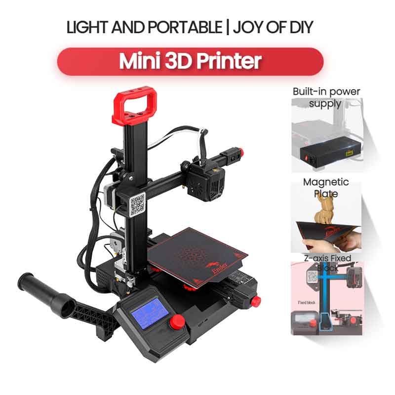 Creality3D Ender-2 Pro 3Dプリンターキット （ブレース Z-AXIS/内蔵電源/マグネッ...