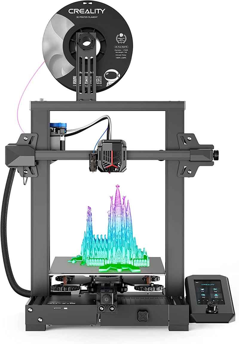 Creality3D Ender3-V2 NEO 3Dプリンター（プレビュー機能/CR Touch自動ベッドレベリング/フルメタルエクスルーダー/PCばね鋼プレート/静音） Creality 3D DIY プリンターキット 未組立 高精度印刷 停電回復機能 最大印刷サイズ220*220*250mm