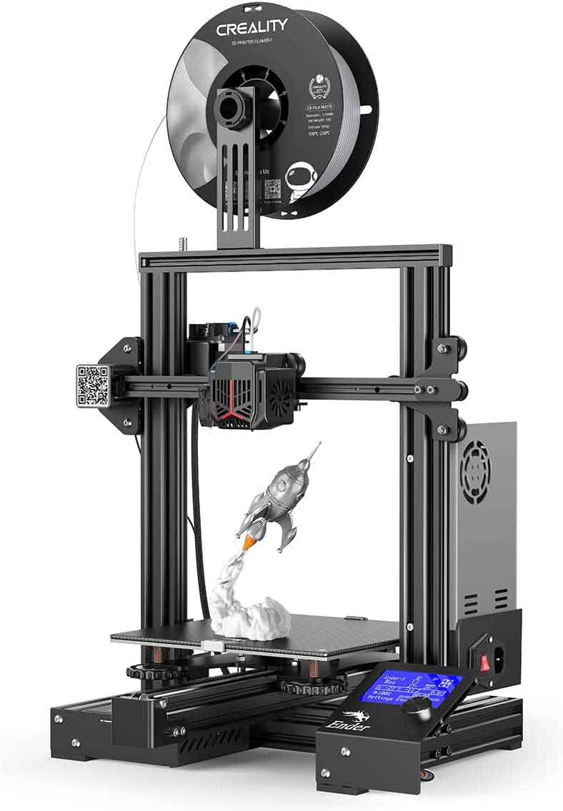 Creality Ender-3 Neo 3Dプリンター （CRタッチ自動ベッドレベリング/フルメタルボーデン押出機/ガラスベッド）プリンターキット 未組立 高精度印刷 停電回復機能 最大印刷サイズ 220 * 220 * 250mm ■CR touchオートレベリング搭載：ホットベッド上の異なる位置での印刷高さを検知し補正してくるため、高速レベリングが可能で、印刷前の時間を大幅に短縮できます。 ■フルメタル押出機：フルメタルのボーデン押出機は、より大きな押出力と耐久性を備えているため、ノズルの詰まりのリスクが軽減されます。 ■カーボランダムガラスヒートベッド採用：カーボランダムガラスヒートベッドによって、簡単にプリント物を取り除くことができます。 ■静音性：「Ender-3 Neo」は、Ender 3 s1と同じタイプの静音マザーボードを搭載、ノイズを減少します。 ■放熱性の向上：波形のヒートシンクは放熱面積を拡大し、 急速冷却を可能にします。 ■停電復帰：フィラメントの振れまたは破損/電力損失を検出し、回復後に印刷を再開する停電復帰機能を備えています。 ■DIY改造：Ender-3 Neoはクイックアセンブリモデルではなく、画像のようにいくつかの細かいパーツに分かれた状態で配送されます。 ※SDカードに英語の組立取扱説明書付属 ■モデル名 Creality Ender-3 Neo 3D Printer_kit ＜製品基本仕様＞ ■プリント方式: FFF/FDM ■造形体積（ビルドボリューム）: &nbsp;220mm×220mm×250mm ■積層解像度: &nbsp;0.1-0.4mm ■位置精度: &nbsp;±0.1mm ■使用可能なフィラメント径: &nbsp;1.75mm ■ノズル直径: &nbsp; 標準ノズル：0.4mm ■最大ベッド温度: &nbsp;約110°C ■最大ノズル温度: &nbsp;約250°C ■フレーム本体: &nbsp;アルミプロファイル ■ビルドプラットフォーム: &nbsp;カーボランダムガラスヒートベッド ■XYZ ロッド材: &nbsp; 耐磨耗性アルミ ■ステッパモータ: 1.8° ステップ角 1/16 マイクロステッピング ■基本構造： Reprap互換 ■接続方法： &nbsp; USB, SD カード (スタンドアロンでの出力可能)&nbsp; ■電源仕様：&nbsp; 入力；AC 110/220V 50/60Hz ■本体寸法 ■スプール時: 39.5 x 29.5 x 61 cm ■梱包サイズ: 61 x 51 x 17 cm ■重　　　量 : 約8.6 kg ■積層ピッチ 0.1mm-0.4mm ■動作環境 ■オペレーティング・システム: Windows/Mac/Linux ■コントロールソフトウェア: Repetier-Host, Cura,Simplyfy3D ■使用素材 ■使用可能なフィラメント：ABS/ PLA/Flexible PLA/ Wood /Nylonト ■ソフトウェア: 制御ソフトウェア : オープンソースソフトウェアにて制御 Repeteir, Sl3rc, Pronterface, Skeinforge ■データ形式: .STL. G-code ■付属品 ―プリンタ本体（組み立て用部品一式） ―専用電源 ―USBケーブル ―専用スプール・ホルダ>