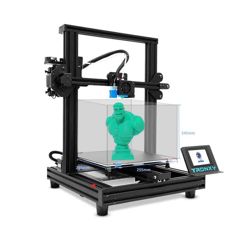 AYARDのTRONXY XY-2 PRO DIY 3Dプリンターキット 255* 255*245mm印刷サイズ/フィラメント検出/印刷再開/自動レベリング｜アングル3