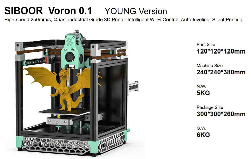 商品：SIBOOR Voron 0.1 YOUN... 45800