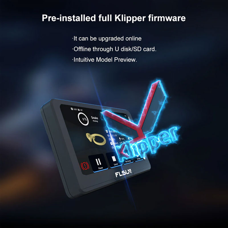 FLSUN スピーダーパッド　Klipperの簡単な実装/印刷速度2〜5倍向上/3台プリ...
