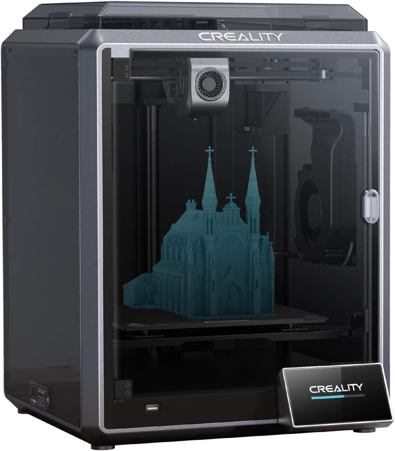 Creality K1 3Dプリンター 300°C高温印刷 600mm/S 静音自動レベリング フィラメントセンサー 停電復帰 高精度デュア…
