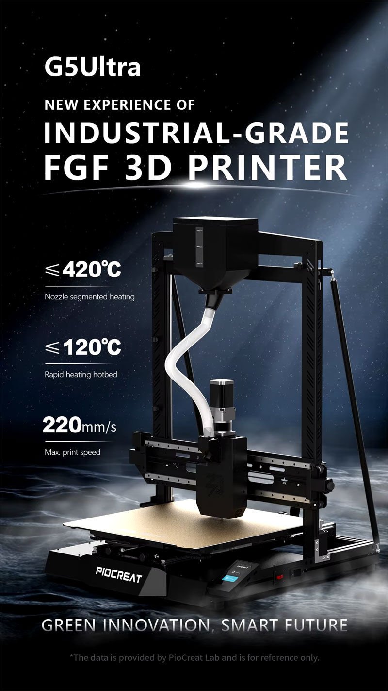 AYARDのPiocreat G5Ultra ペレット 3D プリンター【正規販売代理店】｜アングル2