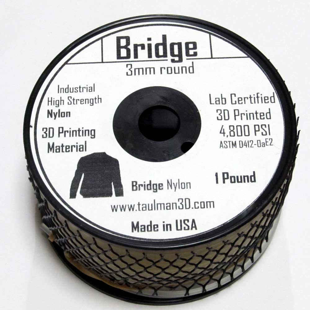 Nylon Bridge 3Dプリンタ専用ナイロン樹脂フィラメント フィラメント直径：φ1.75/2.85mm 