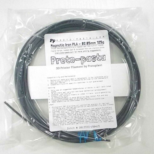プロトパスタ 磁鉄PLA樹脂フィラメント125g プロトパスタ 磁鉄PLA樹脂フィラメント125g