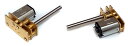 CLARK ギアーモーターGM12-2 2個セット (GM12-2: 300RPM, long and reversed 3mm Shaft, for trac...