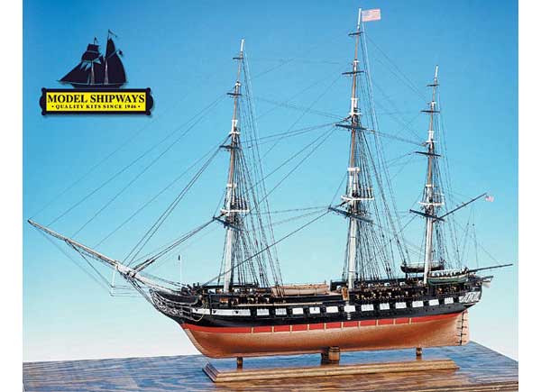 ModelShipways USSコンスティチューション（Uss Constitution 1:76 Scale - 48'' Long） MS2040