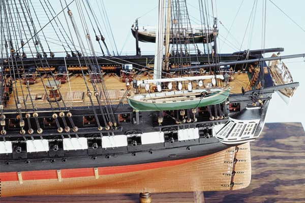 楽天市場 Modelshipways Ussコンスティチューション Uss Constitution 1 76 Scale 48 Long Ms40 Ayard