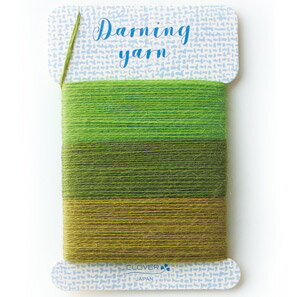 クロバー ダーニング糸グリーン系　57-215