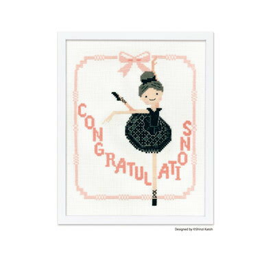 オリムパス クロスステッチ ししゅうキット Shinzi Katoh Handicraft CROSS-STITCH KIT Ballerina（バレリーナ） 7497