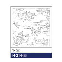 オリムパス 刺し子花ふきん布パック(藍) 流水もみじ 214