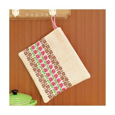 オリムパス 　こぎんキット　ポットマット　ローズ　こぎん47