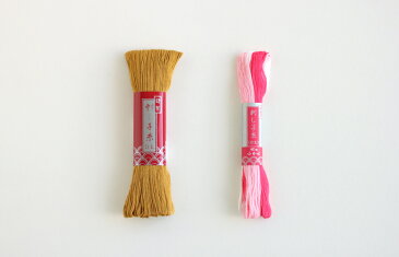 ダルマ 刺し子糸<合太>レインボー 小かせ40mカセ