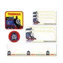 オリムパス WN-3 きかんしゃトーマスとなかまたち きかんしゃトーマス 刺しゅうワッペン&ネームラベル&ネームテープ アイロン接着
