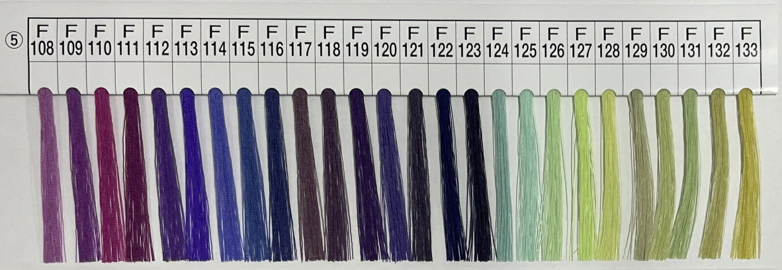 フジックス　レジロン　ミシン糸 60番5000m・50番4000m ナイロン100％　全311色-6 | F106,F107,F108,F109,F110,F111,F112,F113,F114,F115,F116,F117,F118,F119,F120,F121,F122,F123,F124,F125　工業用　業務用　ミシン糸　キング