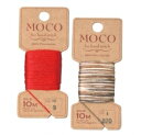 フジックス ステッチ糸　 MOCO　モコ 10m 218〜402　(青、グレー、茶、紫、アイボリー、黒）| フリーステッチング　刺しゅう糸　刺しゅう その1