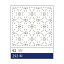 オリムパス みんなできちゃうシリーズ 刺し子花ふきん布パック(白) 角七宝 92
