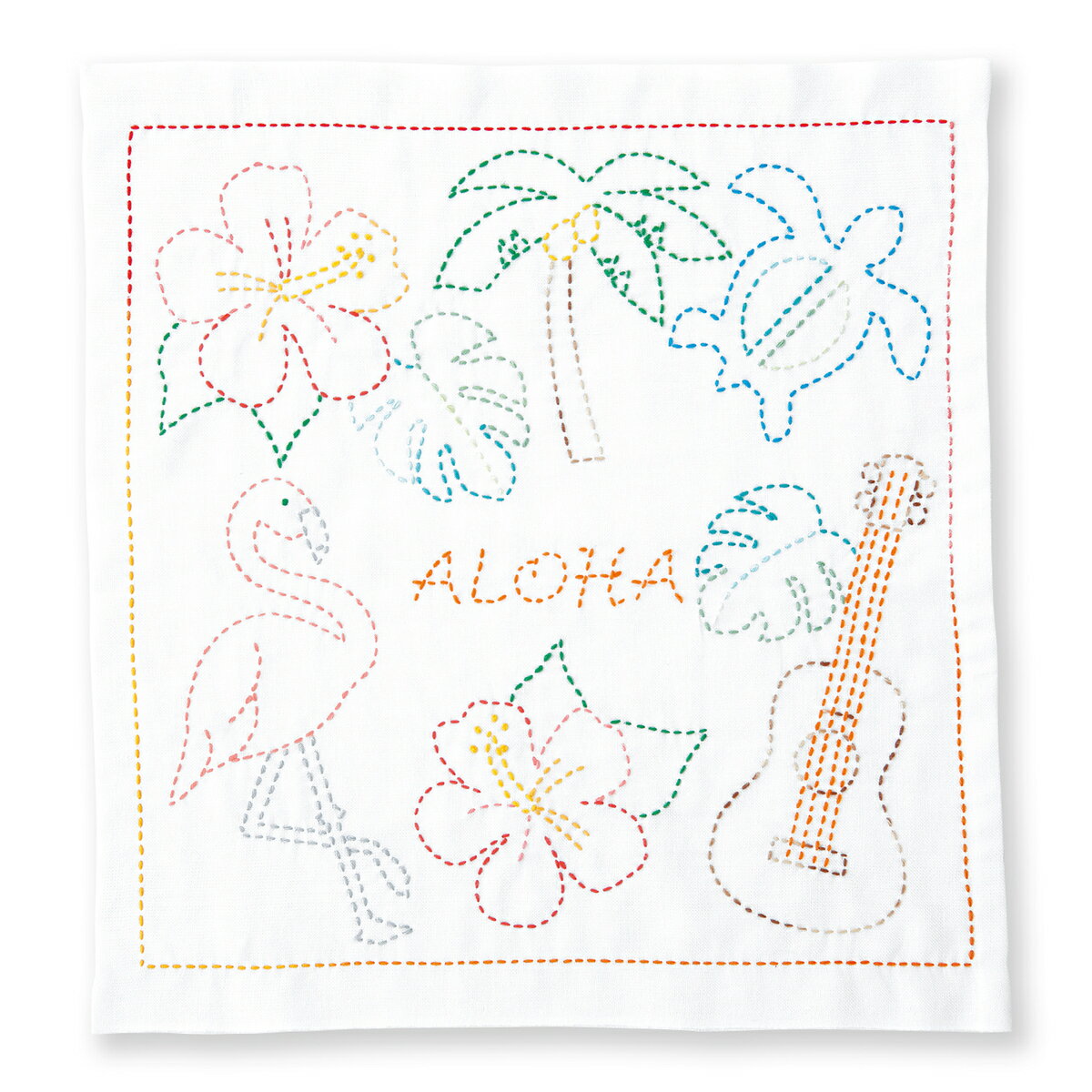 オリムパス　世界を旅する花ふきん　ALOHA　SK-390