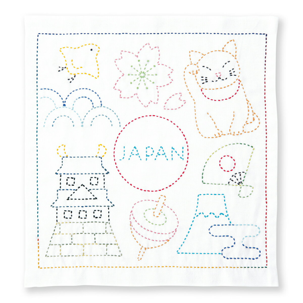 Rakuten - オリムパス　世界を旅する花ふきん　JAPAN　SK-391