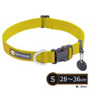 &nbsp;ブランド ラフウェア(Ruffwear) &nbsp;輸入元/製造元 (株)モンベル/正規品 &nbsp;返品・交換 再販可能な状態に限り返品・交換可 &nbsp;装着 簡単バックル装着 &nbsp;サイズ※首周りは商品画像を拡大してご確認下さい (XS)幅15mm/適合体重25kgまで (S)幅20mm/適合体重25kgまで (M/L)幅25mm /適合体重25kgまで &nbsp;素材 (生地) ポリエチレン (Vリング) アルミニウム合金機能を絞った軽量で嵩張らないカラー♪ 本格犬用アウトドア製品を手掛けるラフウェア（RUFFWEAR）ブランドの製品は、従来の「ペット用」アウトドア製品とは明確に一線を画す丁寧で機能的なつくりが魅力。 ハイ＆ライトカラーはハイ＆ライトシリーズ、フラッグラインシリーズ共通の色柄・素材(テープ部分)でつくられたカラー。軽量なポリエチレンを編み込んだ織生地でつくられており、高い耐久性を維持しつつも軽量かつ嵩張らない設計になっています。 ※お届け後のご試着は、毛や汚れ等が不着しない様ご配慮をお願い致します。毛や汚れが不着した場合、返品・交換をお受けできませんので、予めご了承ください。また、ご注文の際には、サイズの測定方法、サイズ表をよくご確認頂き、サイズ選びや製品についてご不安な点がございましたら、事前に「商品についてのお問い合わせ」よりお気軽にお問い合わせください。 → ハイ＆ライトカラーの全商品一覧はこちら → 同シリーズのショートVerのリーシュ(ハイ＆ライトリーシュ)はこちら → 同シリーズのロングVerのリーシュ(フラッグラインリーシュ)はこちら → 同シリーズショートVer.のハーネス(ハイ＆ライトハーネス)はこちら → 同シリーズロングVer.のハーネス(フラッグラインハーネス)はこちら &nbsp; この商品は、欠品時を除き代金引換、クレジット決済をご指定の場合には、営業日午後3時までのご注文分は即日発送が可能です。ご指定日欄を空欄にしてご注文をお願い致します。（万が一欠品の際には、ご注文確定メールにて納品予定日のご連絡を致します） &nbsp;