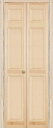 木製室内ドア クローゼットセット -ヘムロック- SC−HBD−3FP 巾600mm