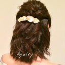 【メール便送料無料】6枚の花びらのアンティーク風フラワーバレッタマットゴールド・マットシルバーヘアアクセサリー*ヘアクリップ*ヘアピン*バレッタ*髪飾り*約10...