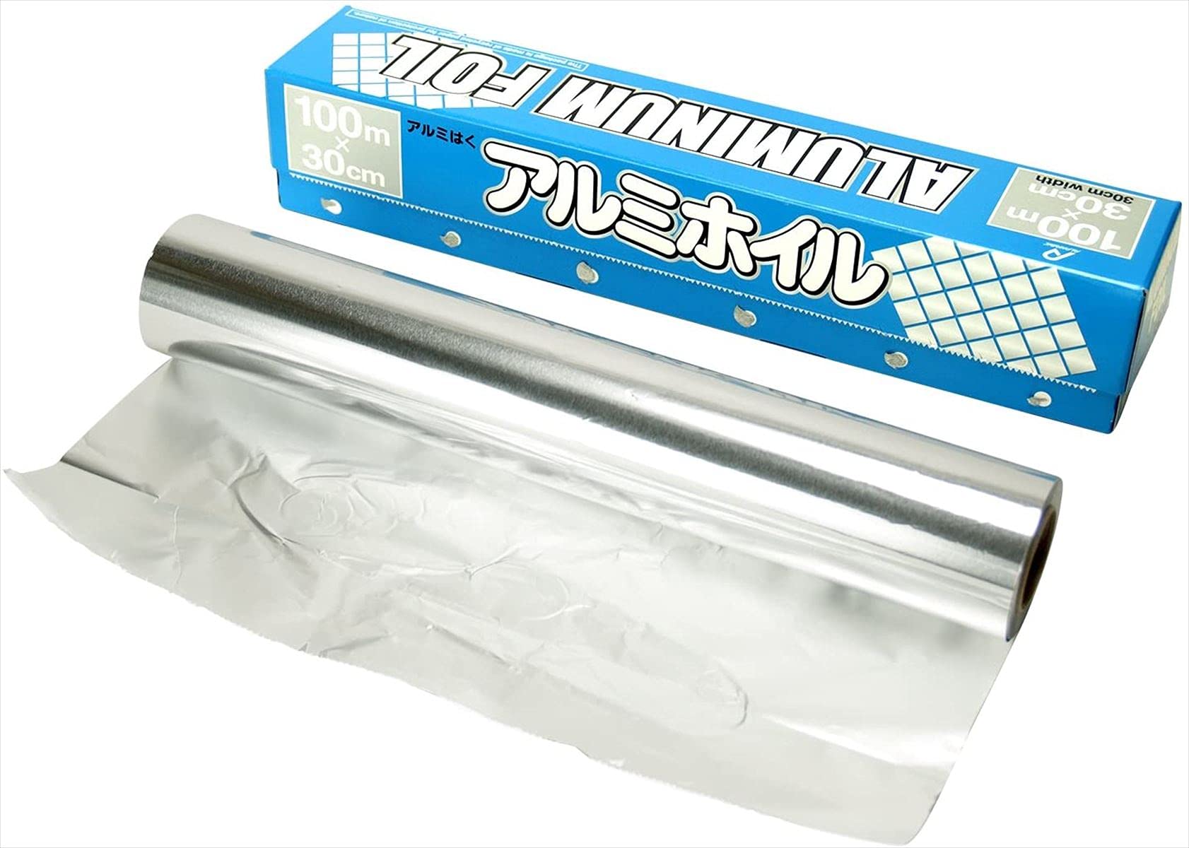 アルファミック アルミホイル 業務用 30cm 100m 飛び出し防止 カットラク ガードリール 日本製100M キ..