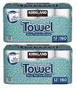 カークランド キッチンペーパー 24ロール 12ロール × 2袋 160カット ロールタオル キッチンペーパー パルプ100% キッチン用品 台所用品 キッチンタオル 使い捨て 用品 ペーパー 紙 コストコ 大容量 業務用 お得 タオル メーカー ブランド ホルダー おすすめ 収納 厚手 通販