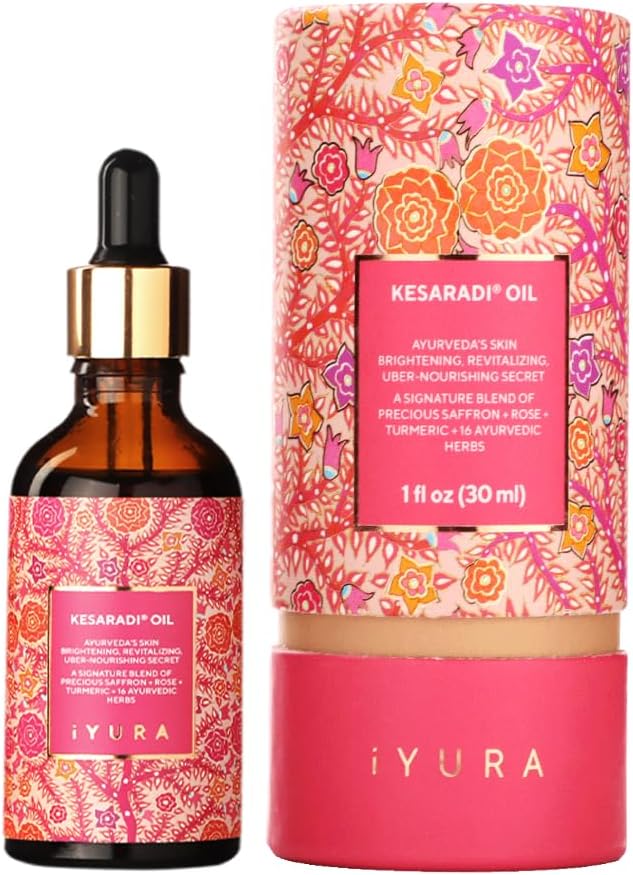 【送料無料】iYURA KESARADI アイユラ ケサラディ デイリーグロー フェイスオイル 30ml 天然アーユルヴェーダ 美容オイル 保湿 ツヤ ハリ 乳液 美容液 乾燥肌 フェイスケア ギフト プレゼント（楽天・theayurvedaexperience）